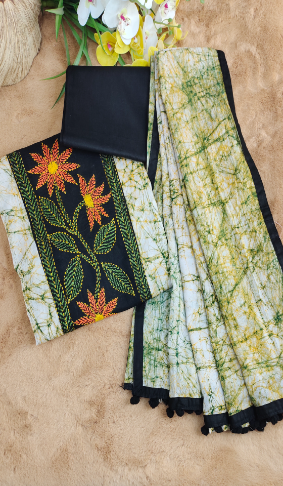 Exclusive Shantipuri Batik Three Piece